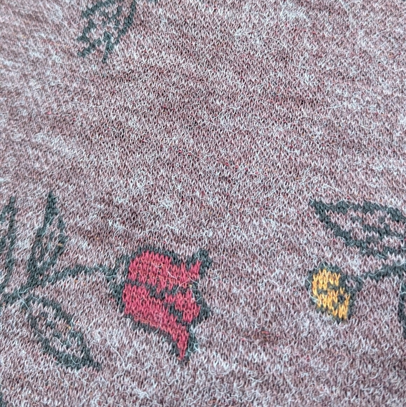 Vintage Floral Knit Vest – Cottagecore Poet Grandma Energy 🌻🍂 - Picture 5 of 6